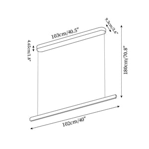 Faretto Linear Pendant Lamp