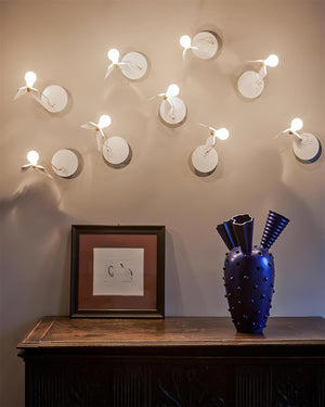 Feathered Wall Lamp