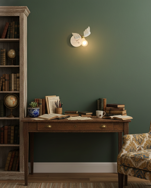 Feathered Wall Lamp