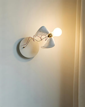 Feathered Wall Lamp