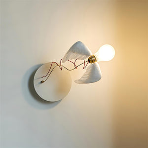Feathered Wall Lamp