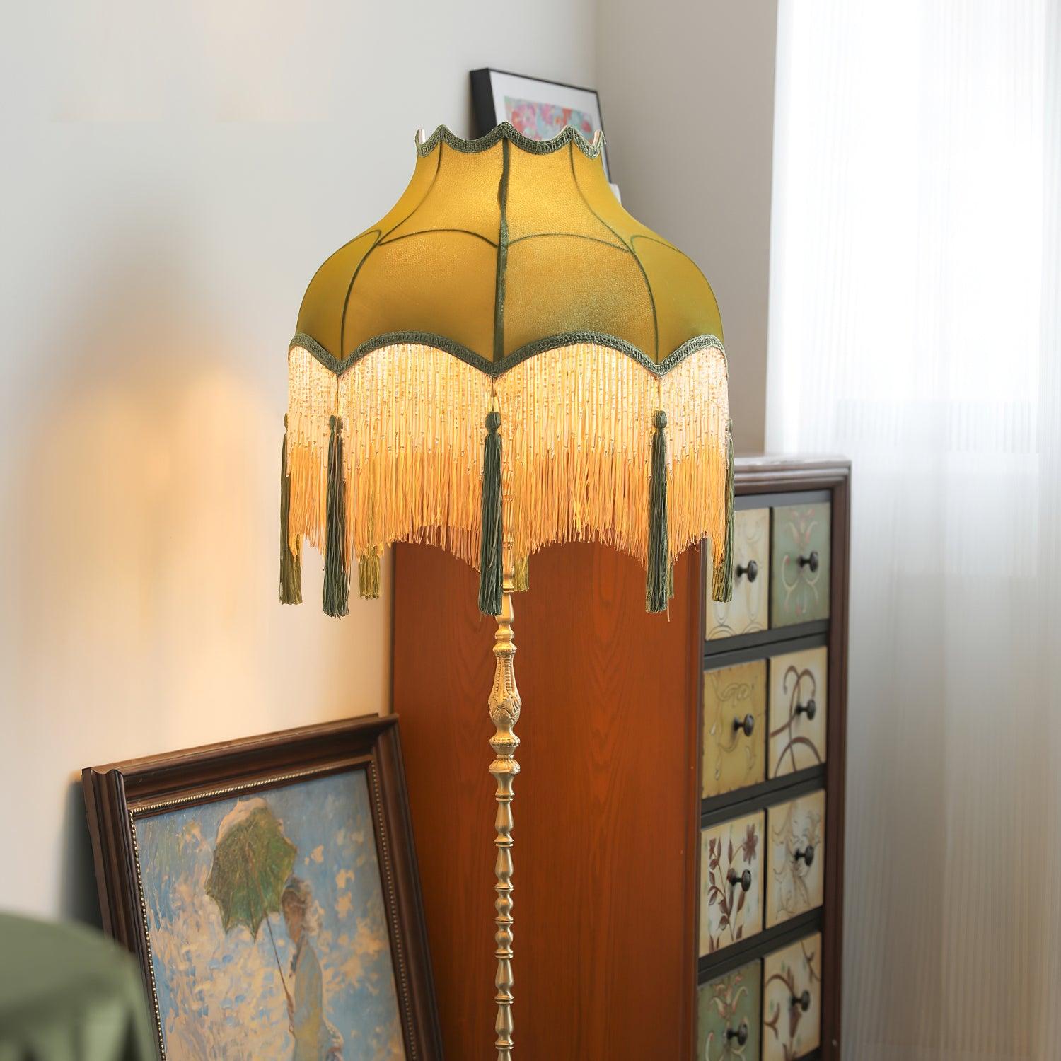 Fina Tassel Floor Lamp 18.5″- 64.5″ - Docos
