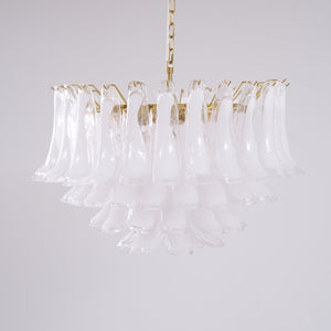 Fiora Pink Glass Chandelier