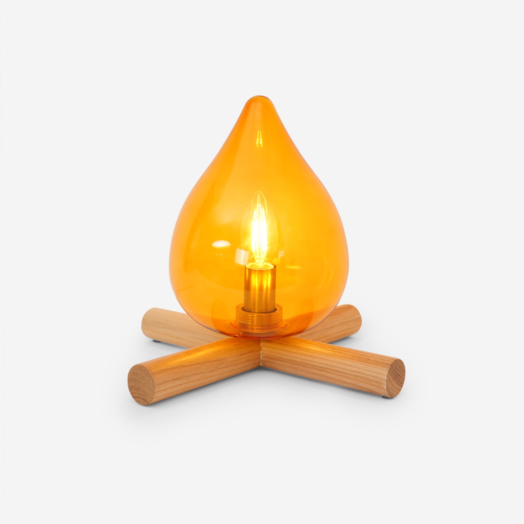 Flame table lamp sales