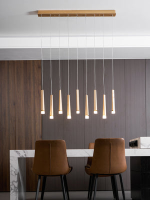 Firewood Stick Chandelier
