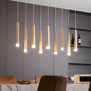 Firewood Stick Chandelier