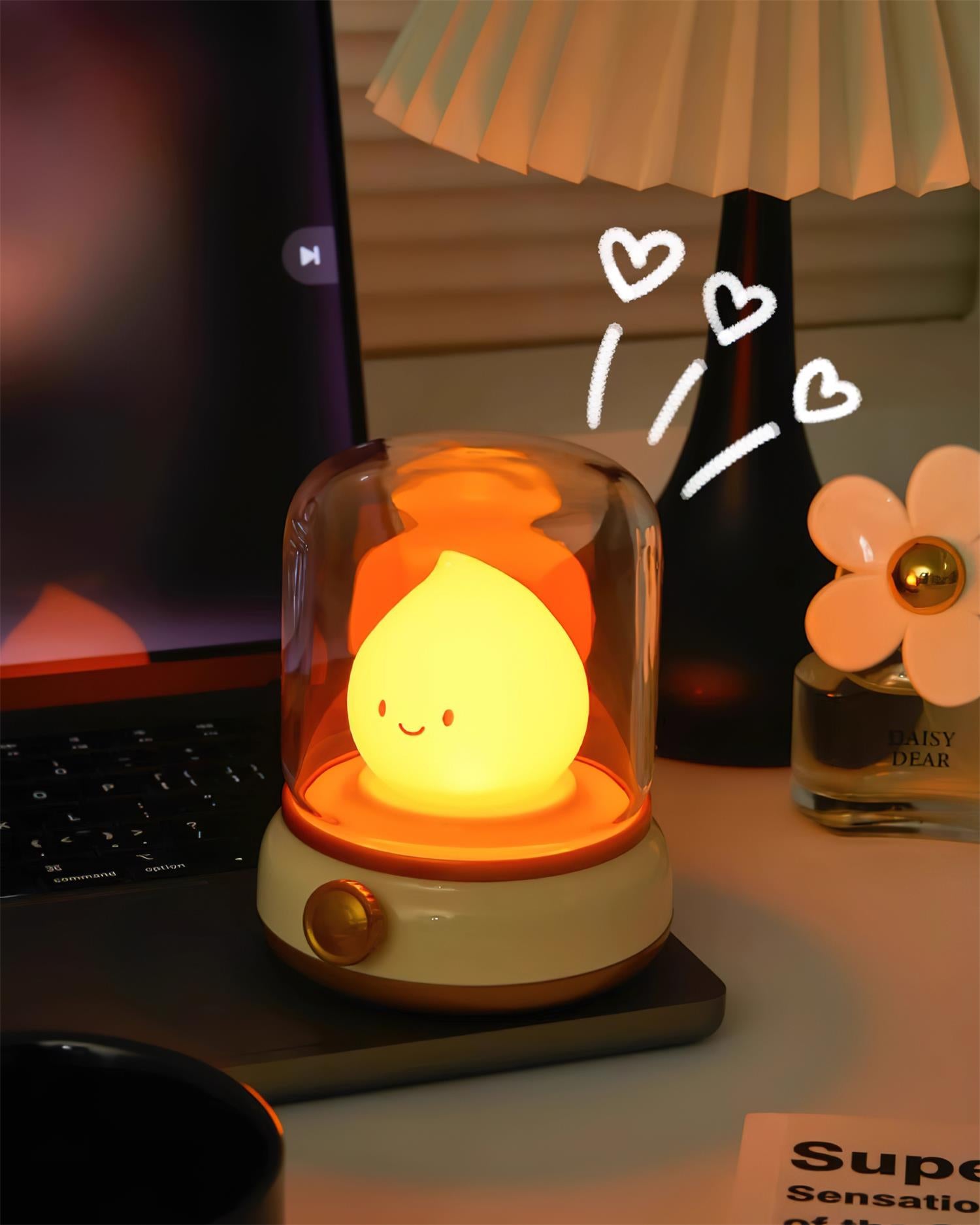Small Night Light Color Flame LED Small Night Light - Docos