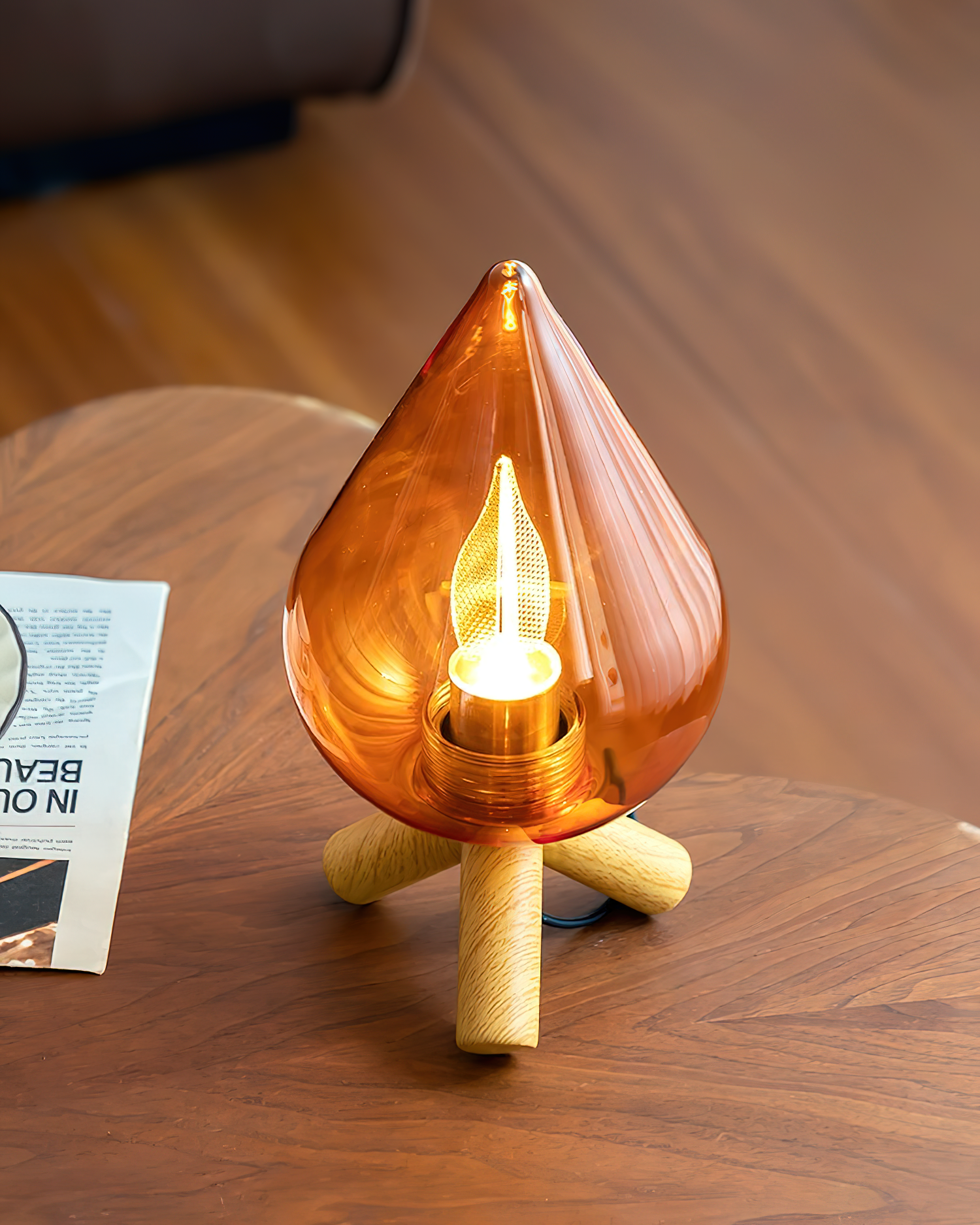 Flame Table Lamp