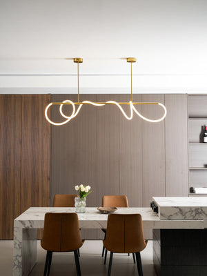 Flexible Linear Curve Chandelier