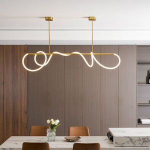 Flexible Linear Curve Chandelier