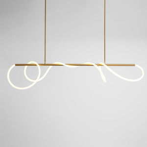 Flexible Linear Curve Chandelier