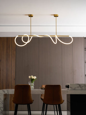 Flexible Linear Curve Chandelier