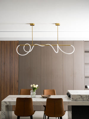 Flexible Linear Curve Chandelier