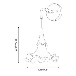 Flickering Blossom Wall Lamp