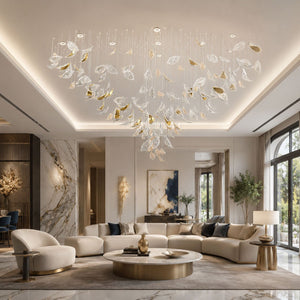 Floating Leaves Chandelier