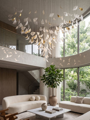 Floating Leaves Chandelier