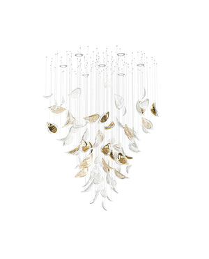 Floating Leaves Chandelier