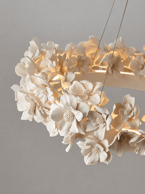 Floral Wreath Chandelier