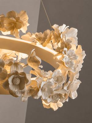 Floral Wreath Chandelier