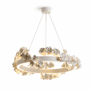 Floral Wreath Chandelier