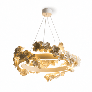Floral Wreath Chandelier