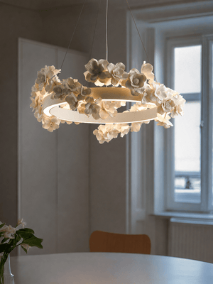 Floral Wreath Chandelier