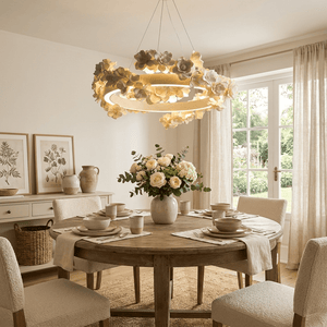 Floral Wreath Chandelier