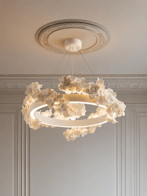 Floral Wreath Chandelier