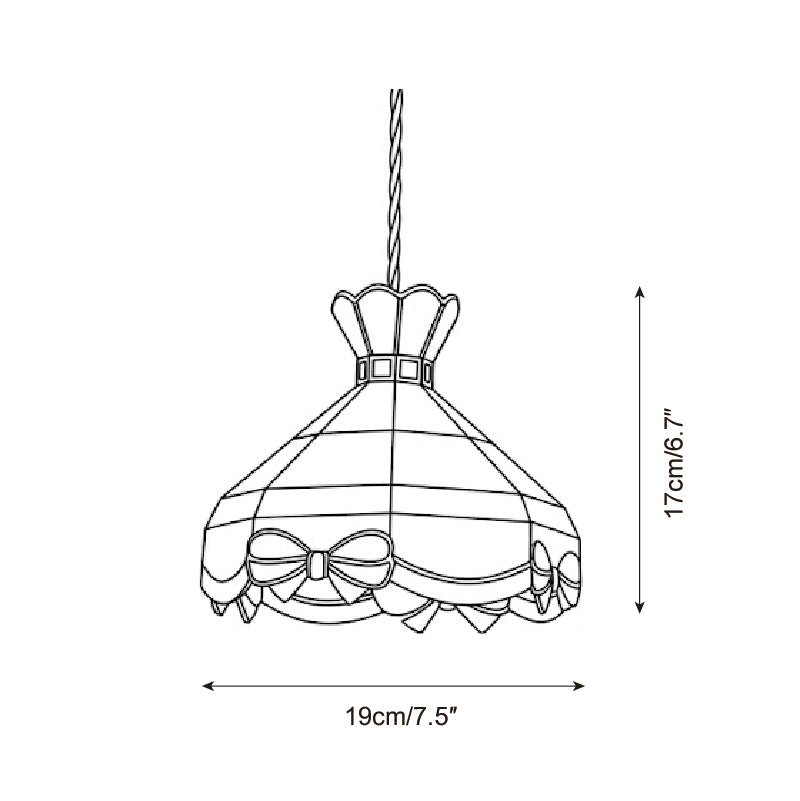 Floravelle Pendant Lamp — Dimension drawings 1