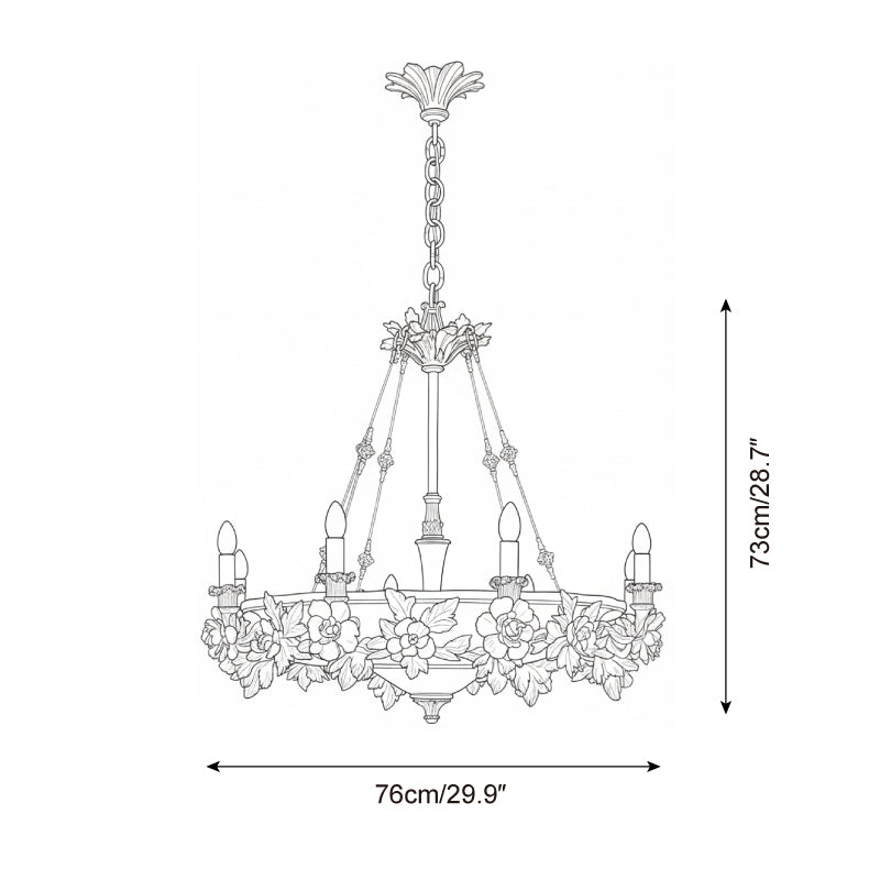 Florentine Petals Chandelier