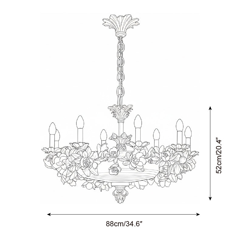 Florentine Petals Chandelier