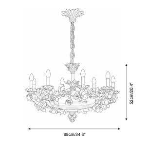 Florentine Petals Chandelier