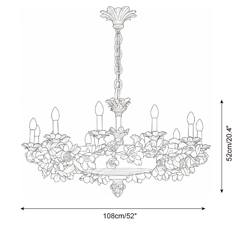 Florentine Petals Chandelier