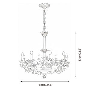 Florentine Petals Chandelier