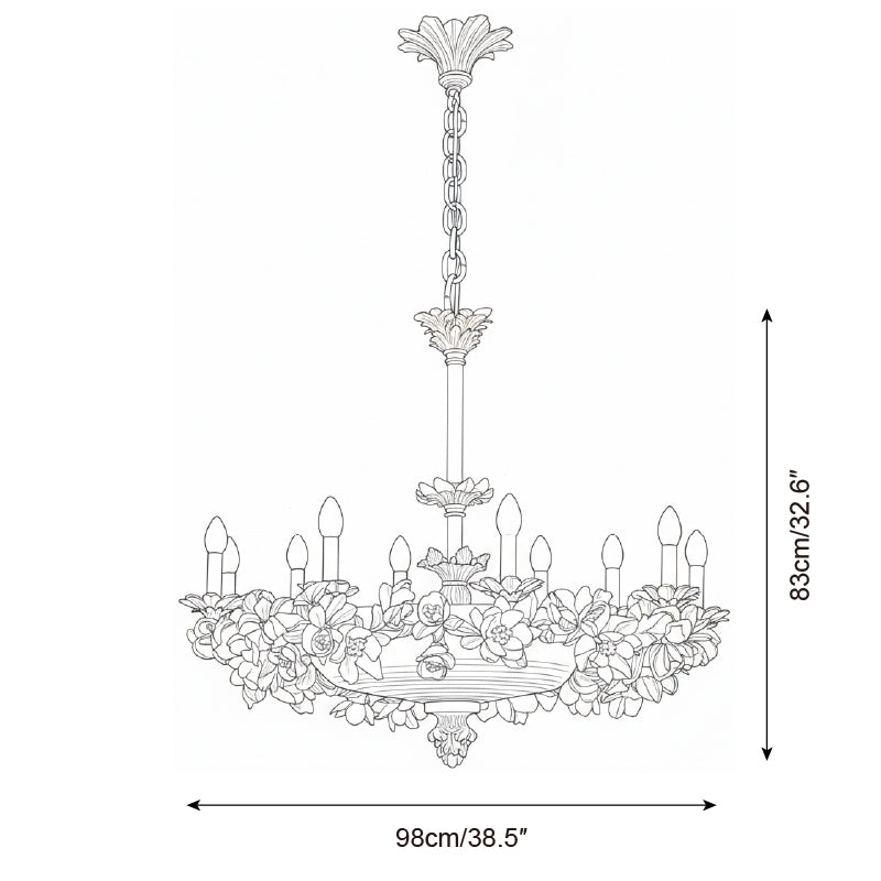 Florentine Petals Chandelier