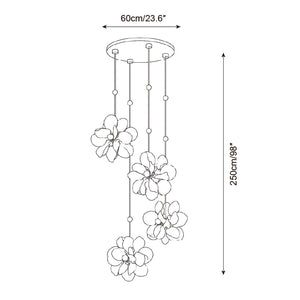 Florielle Cascade Chandelier