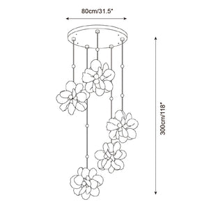 Florielle Cascade Chandelier