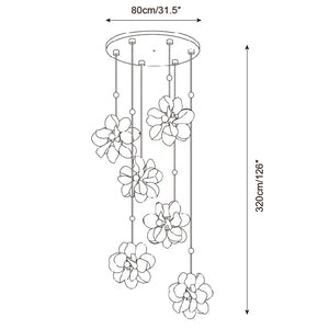 Florielle Cascade Chandelier