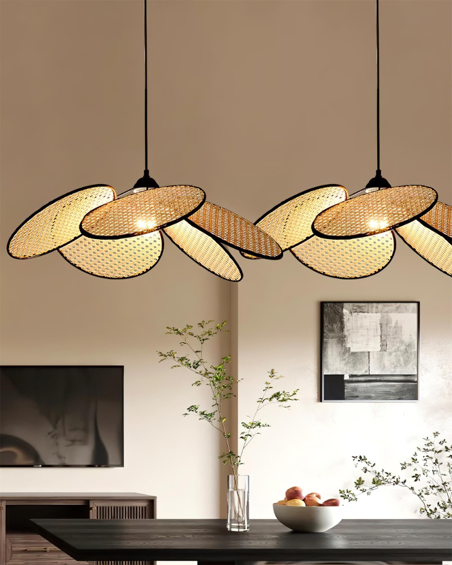 Flow Rattan Pendant Lamp