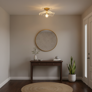 Flower Glass Ceiling Light