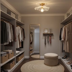 Flower Glass Ceiling Light