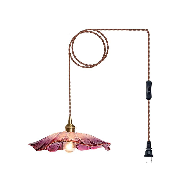 Flower Glass Plug In Pendant Lamp – detail 34