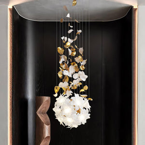 Flying Flowers Fluttering Chandelier