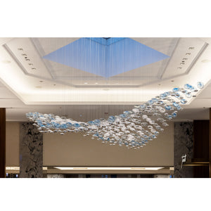 The Flying Surge LED Chandelier | Custom Size & Made-to-Order Lighting for Luxury Homes & Commercial Spaces