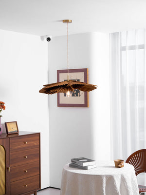 Folded Leaf Lotus Pendant Lamp
