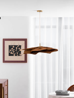 Folded Leaf Lotus Pendant Lamp