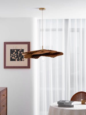 Folded Leaf Lotus Pendant Lamp