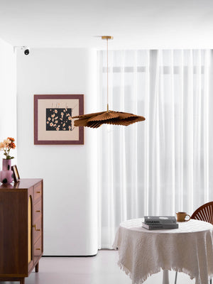 Folded Leaf Lotus Pendant Lamp