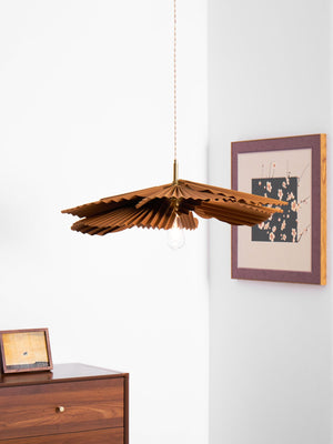 Folded Leaf Lotus Pendant Lamp