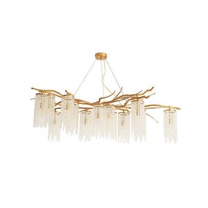 Modern Art Glass Crystal Chandelier